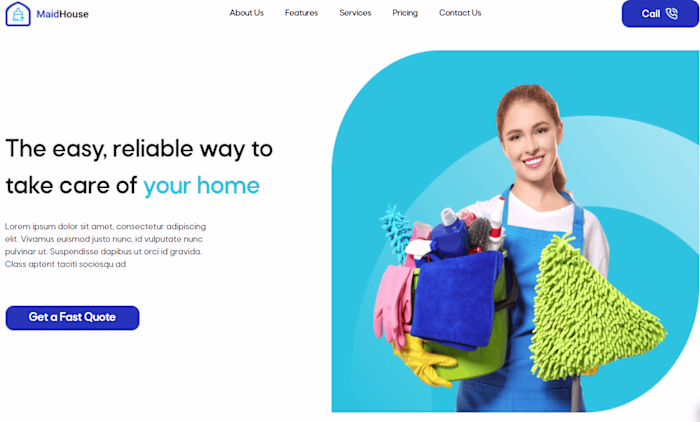 RF Cleaning Services Website