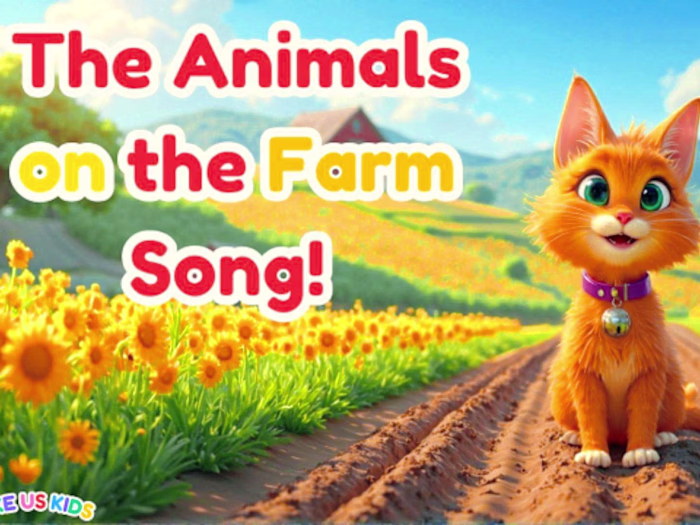 🎵 The Animals on the Farm | Kids Learning Song & Animal Sounds…