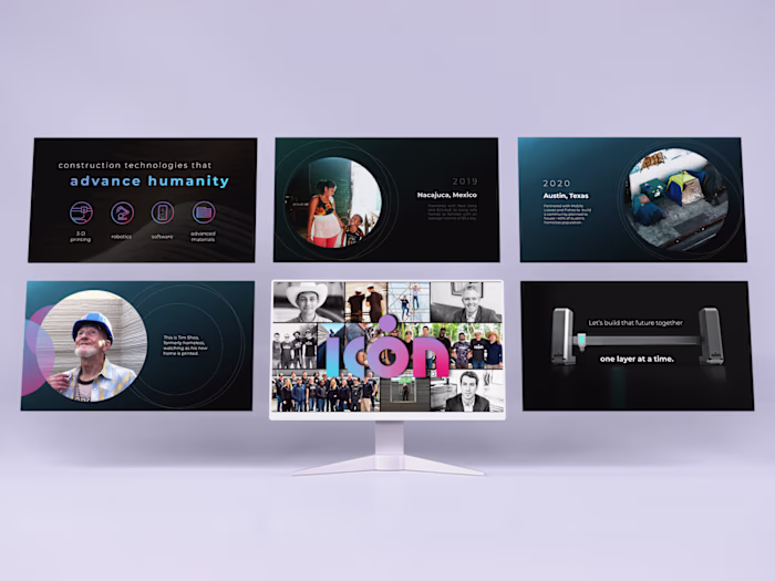 Future-forward presentation for a future-forward company