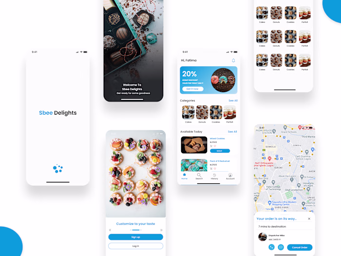 Sbee Delights Mobile App - UX Case Study