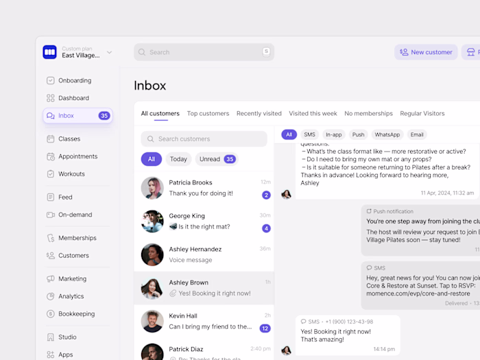 Design of Centralized Messaging Hub for Momence