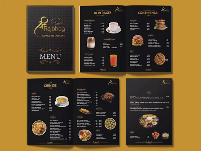 restaurant logo, eye catching restaurant menu design :: Behance