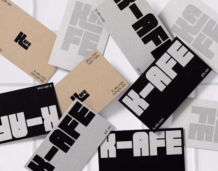 Korean Coffee Shop Brand Identity & Packaging Design