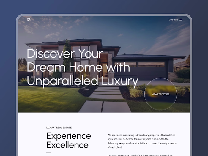 Regal Realty - Luxury Property Real Estate (Wix Studio Template)