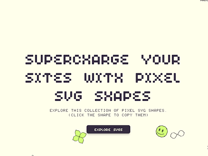 Pixel SVGs 