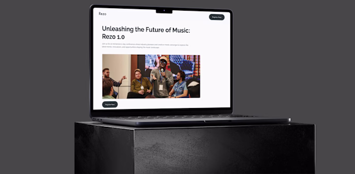 Rezo 1.0 Conference - UI/UX Case Study