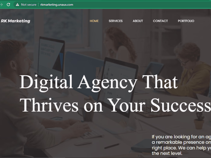 " RK-Marketing " is a Business website.