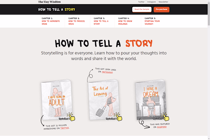 The Tiny Wisdom: Webflow Website Design and Development