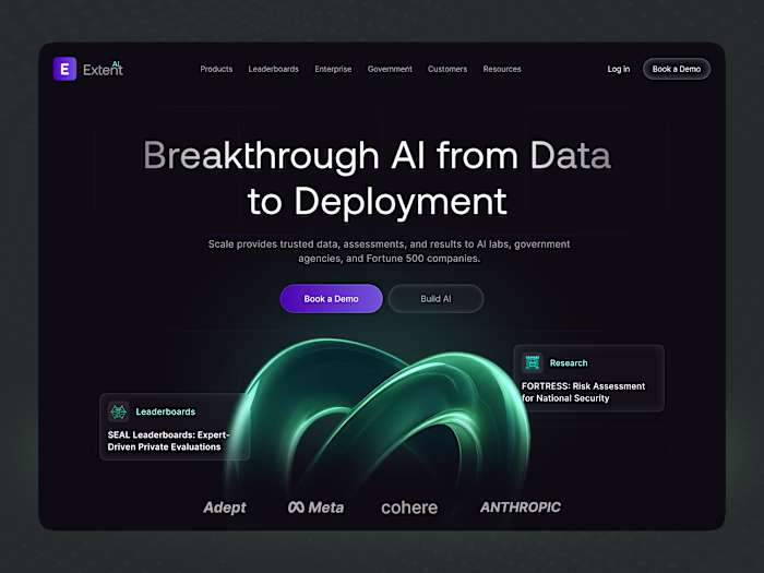 AI website UI/UX design