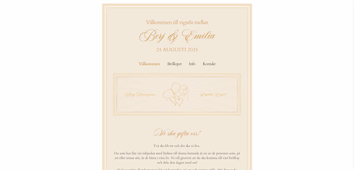 Wedding Website of Berj & Emilia