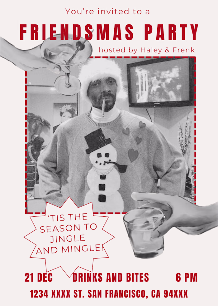 Friendsmas Holiday Party Design Pack