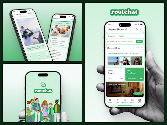 Mobile App Design for a Family Media Platform