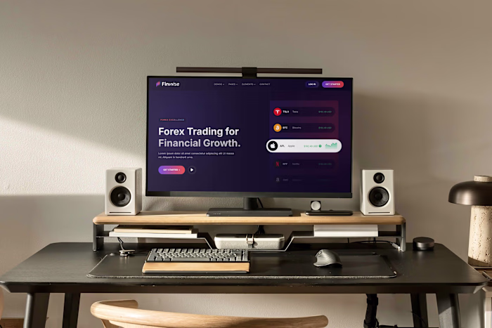 Modern Forex Trading Platform UI