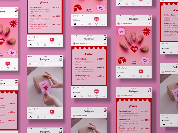Ana Maria Nails Corner / Visual and Brand Identity