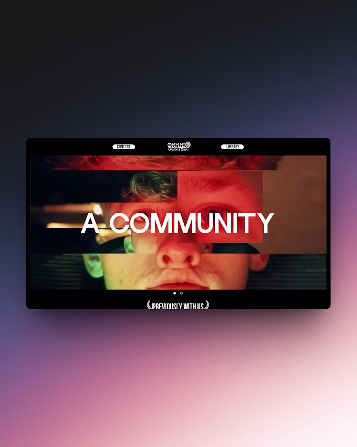 Ocontest Web App UI/UX Design