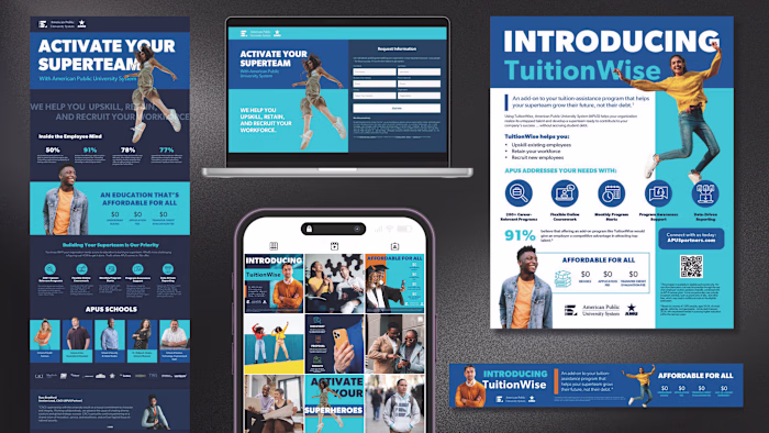 B2B Campaign Superhero Concept