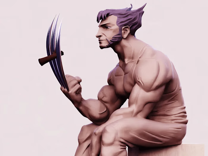 Wolverine Stylized sculpt