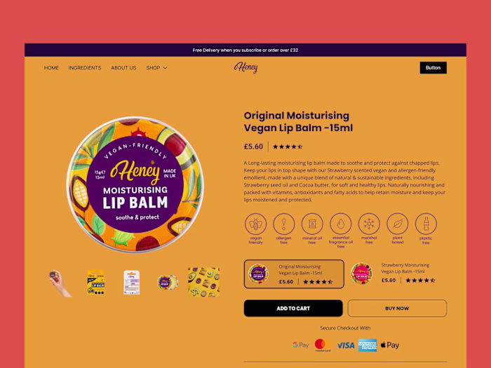 OHeney Landing page