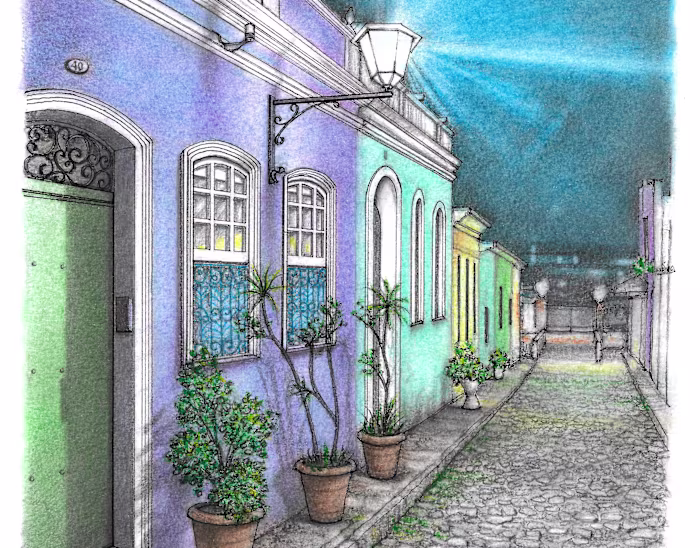 Landscape illustration service - Salvador BA