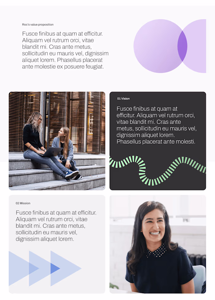 Creative web layouts