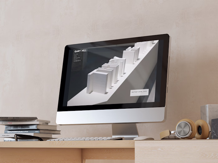 UX+UI design: GaryHill.com
