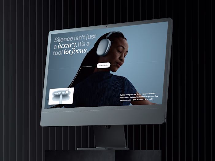 Airpods Max Web Redesign
