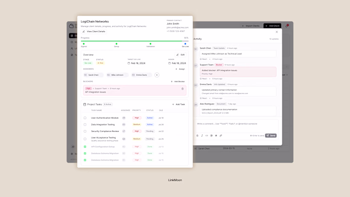 Making progress on this project! An internal product that en...