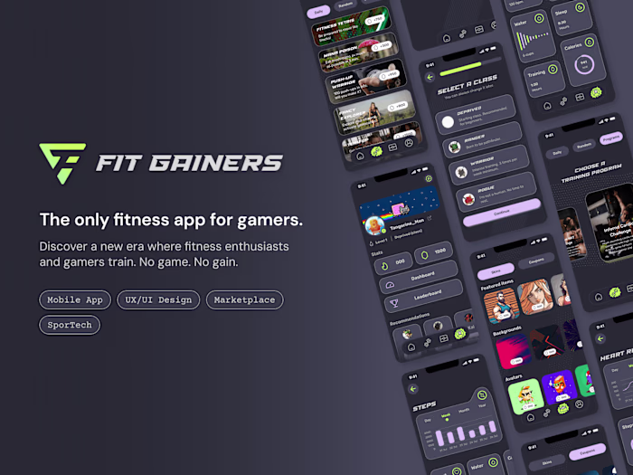 Mobile App Design & Development - Fit Gainer