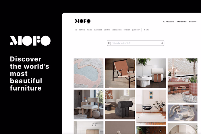 MOFO - A platform for design professionals to discover furniture