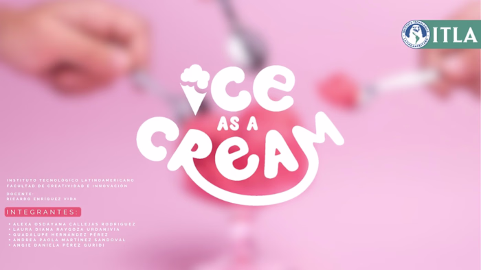 Ice as a Cream From visual identity to UIUX 