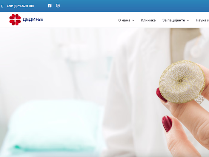 Custom Website for Cardiovascular Institute