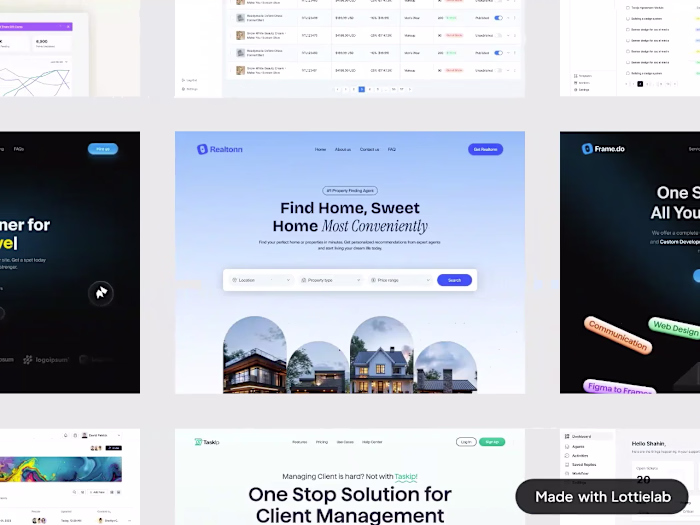 Web & Dashboard Gallery