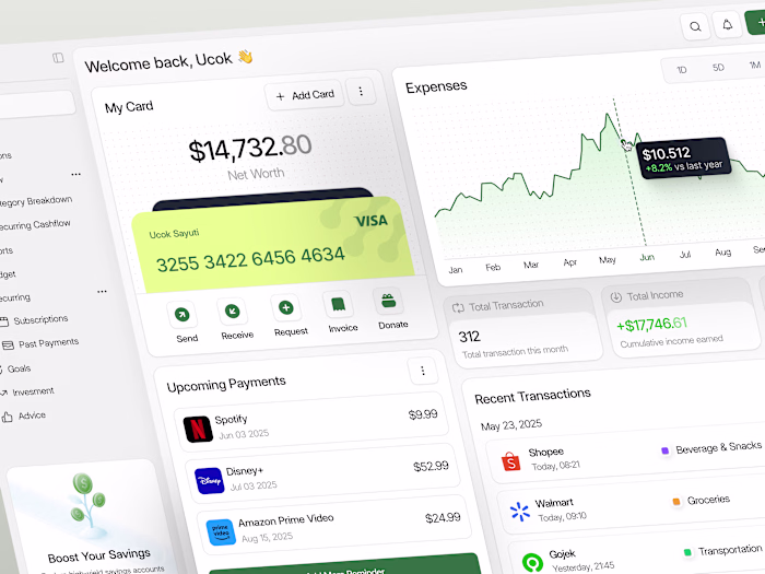 Dooit - SaaS Finance Dashboard