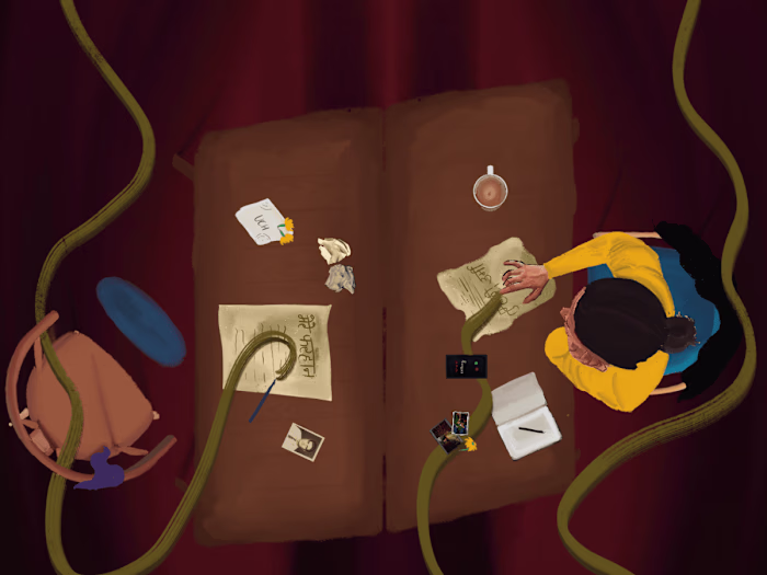 Poster For KHAT, A film by Glasseye, Gargi College