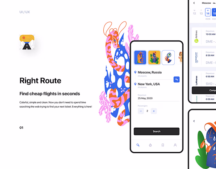 ✈️ Right Route — Flight App Concept