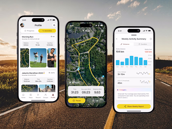 Running Mobile App