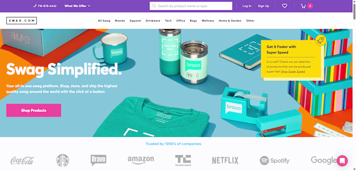 Corporate Merchandise Solutions at Swag.com