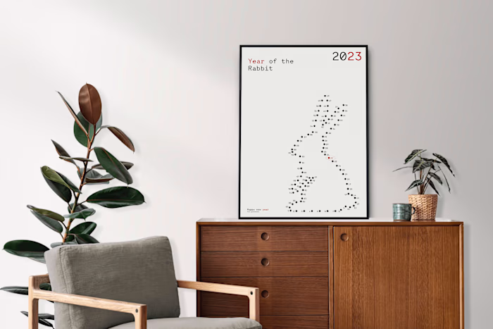 Year of the rabbit Poster