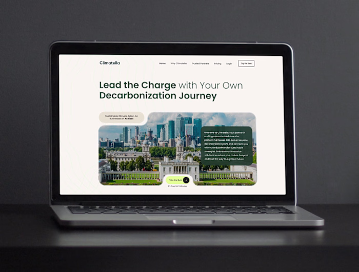 A Dashboard for SMBs to plan Decarbonization
