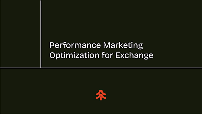 Performance Marketing Optimization for Exchange