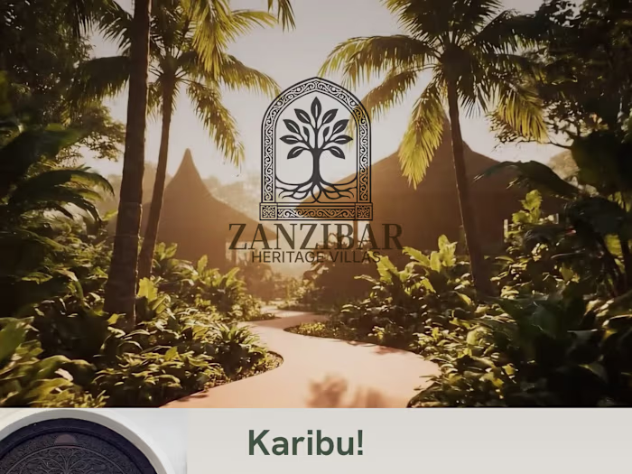 Zanzibar heritage villas landing page
