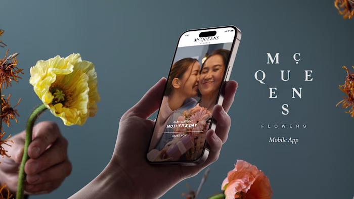 McQueens Flowers — Luxury Mobile eCommerce App