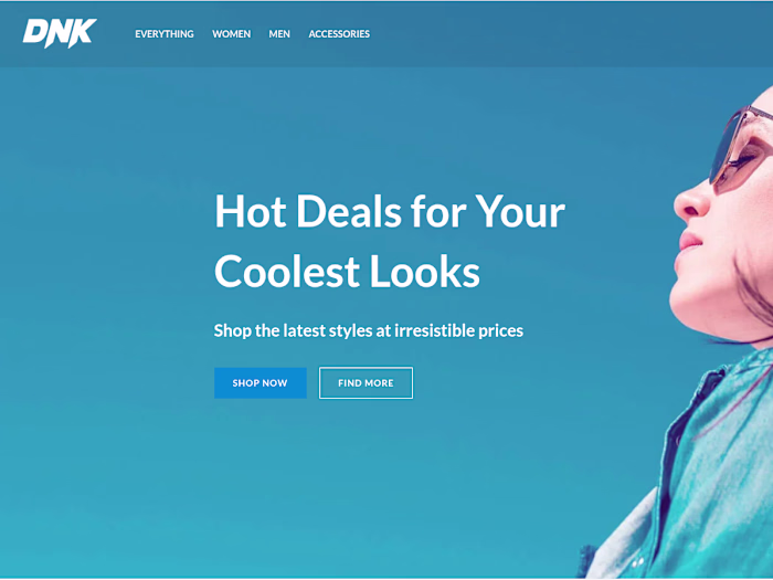 DNK | E-commerce Clothing Brand