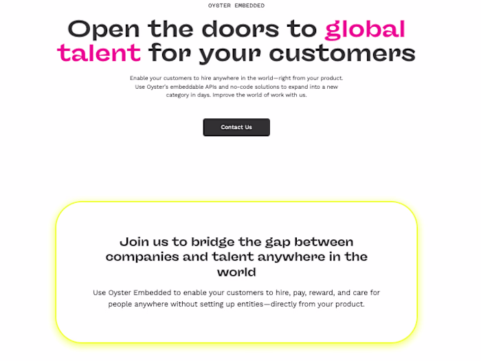 Oyster Embedded: Hiring Flows & API Integration