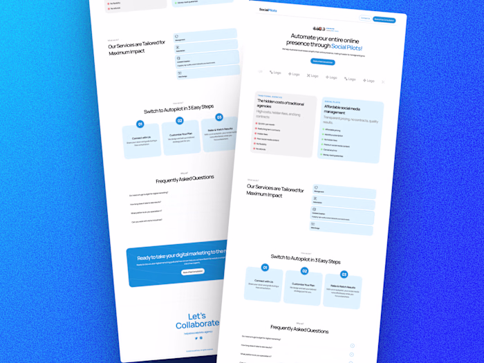 Social Pilots - Digital Marketing Website