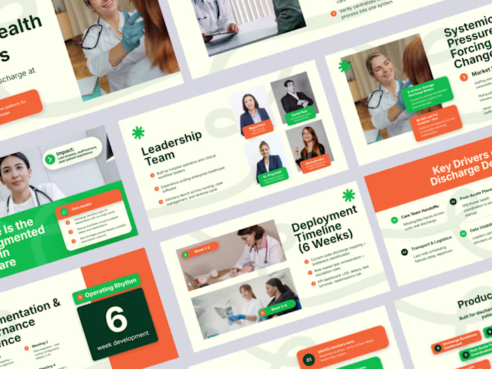 Healthcare SaaS Pitch Deck

Overview
Investor and