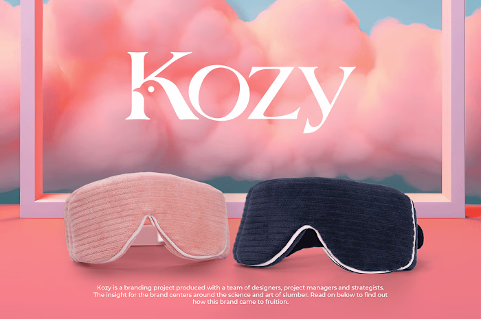 Kozy Sleep Mask | Brand Identity & Packaging :: Behance