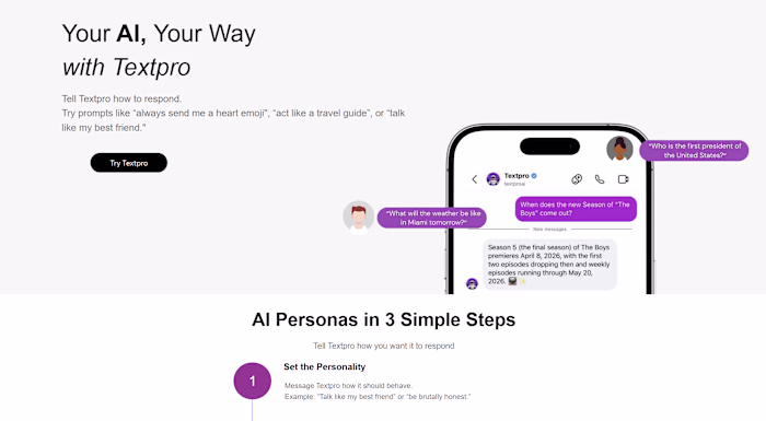 Textpro.ai — AI Universal Concierge Platform