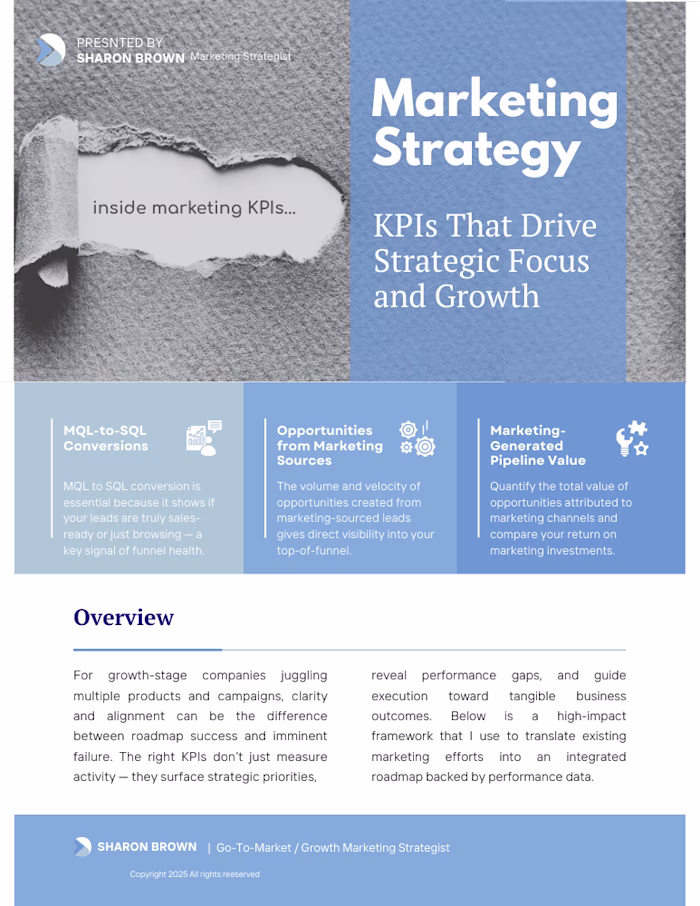 Strategic KPI Framework for First-Time SaaS Launch