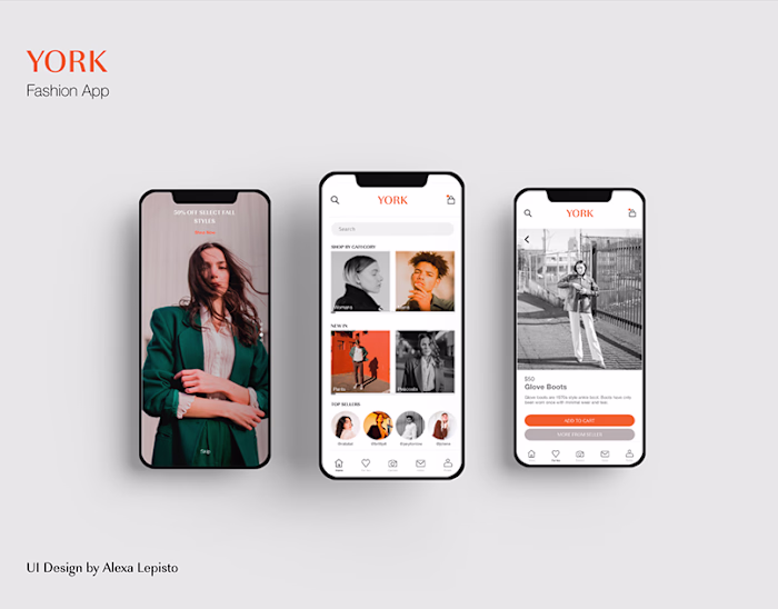 YORK - Fashion App